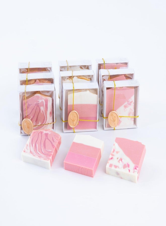 MIODUO DECOR Natural Handcrafted Organic Soap Bars 12 Pack Natural Bar Soap Bridal Shower Gifts Handmade Soap Organic Bar Soap - Image 1